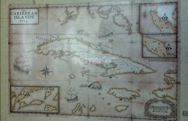 Illustration for article titled The Other Side of that Supposed Assassin's Creed IV Poster is a Map